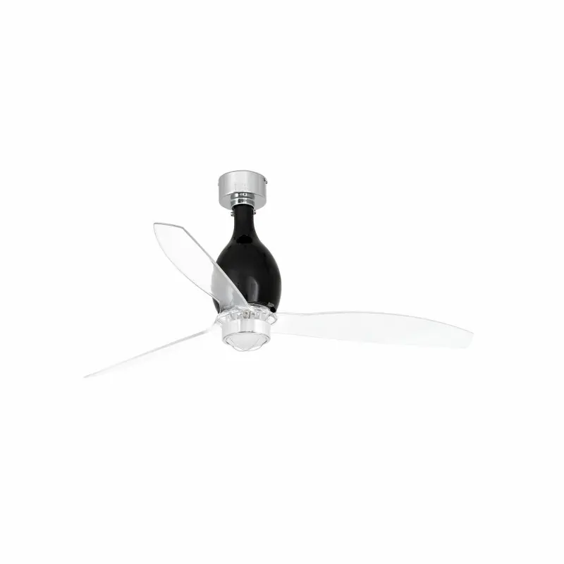 MINI ETERFAN M LED Ventilateur noir mat/transparent DC SMART