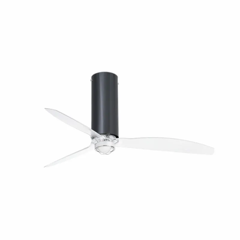 TUBE FAN M LED Ventilateur noir brillant/transparent DC SMART