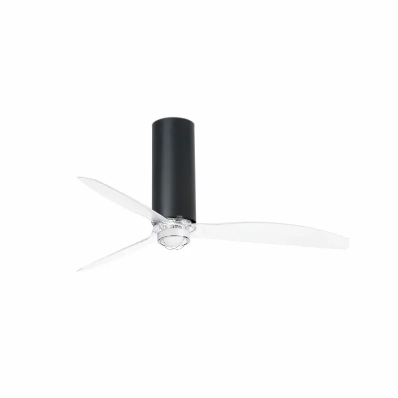 TUBE FAN M LED Ventilateur noir mat/transparent DC