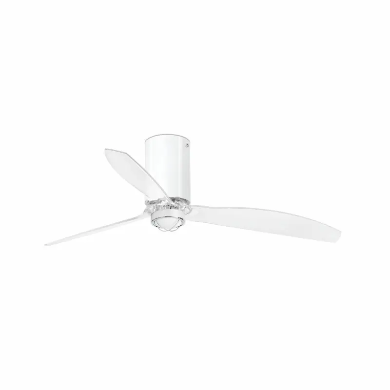 MINI TUBE FAN M LED Ventilateur blanc brillant/transparent DC