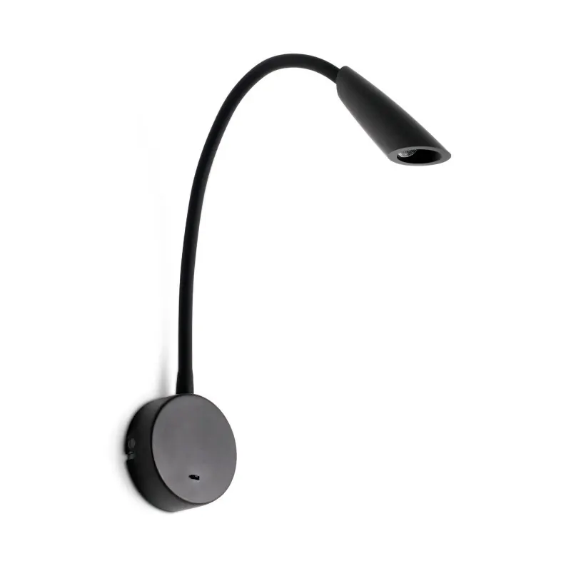 BOKEN Lampe applique lecteur noir