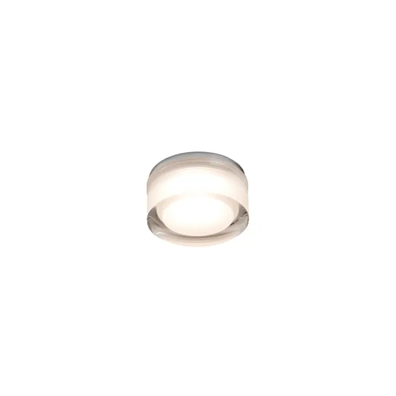 EBBA Lampe encastrable blanche et transparente