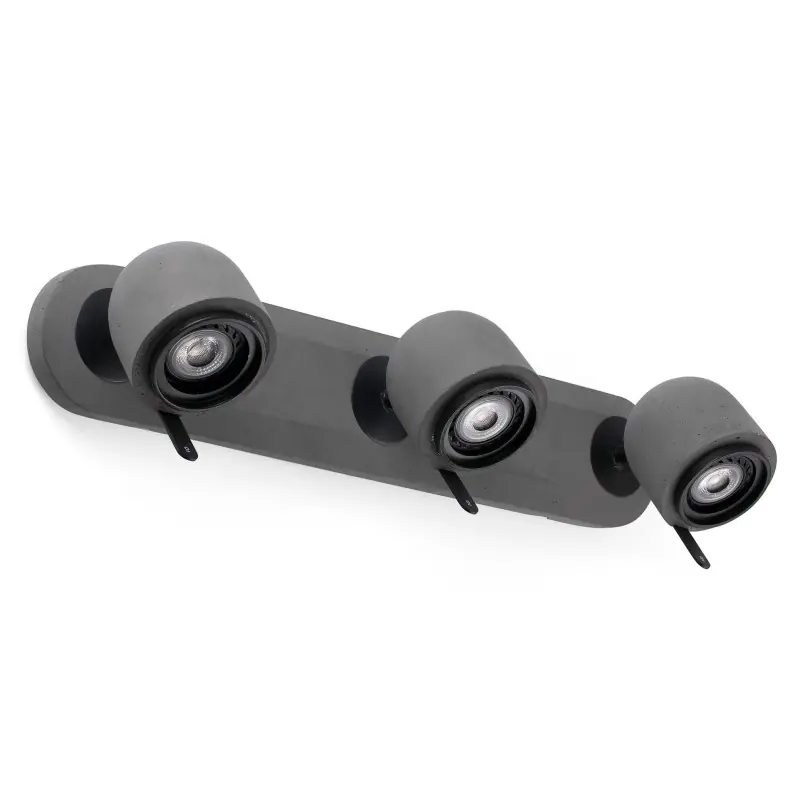 STONE 3L Lampe applique gris roche