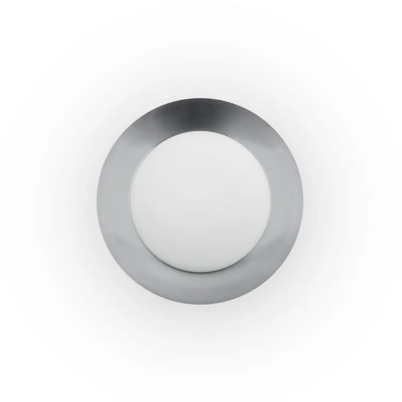 SIDE 450 Plafonnier blanc et nickel 17W