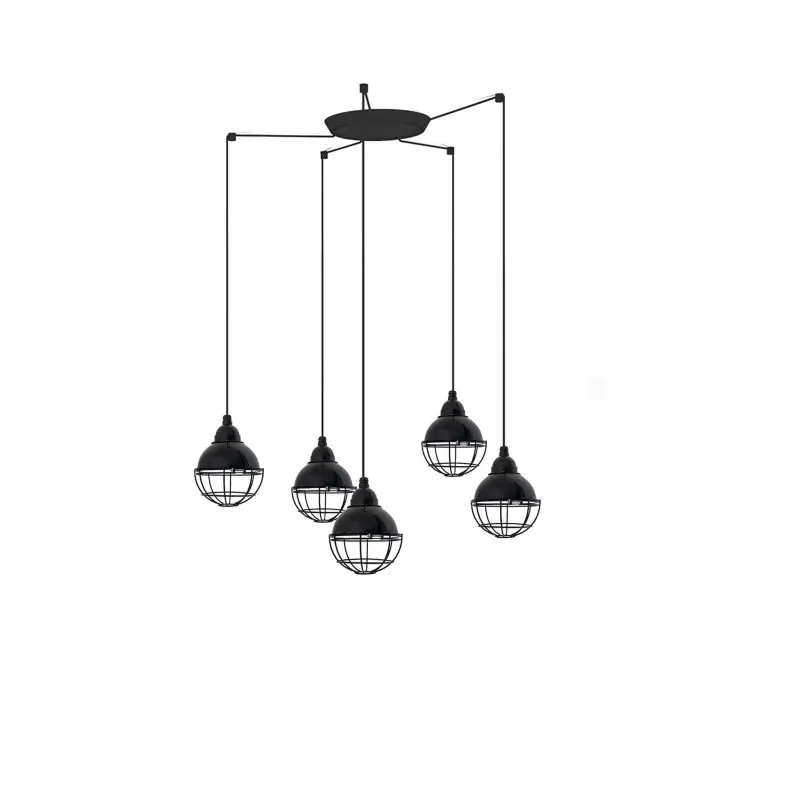 CLAIRE 5L Lampe suspension noire