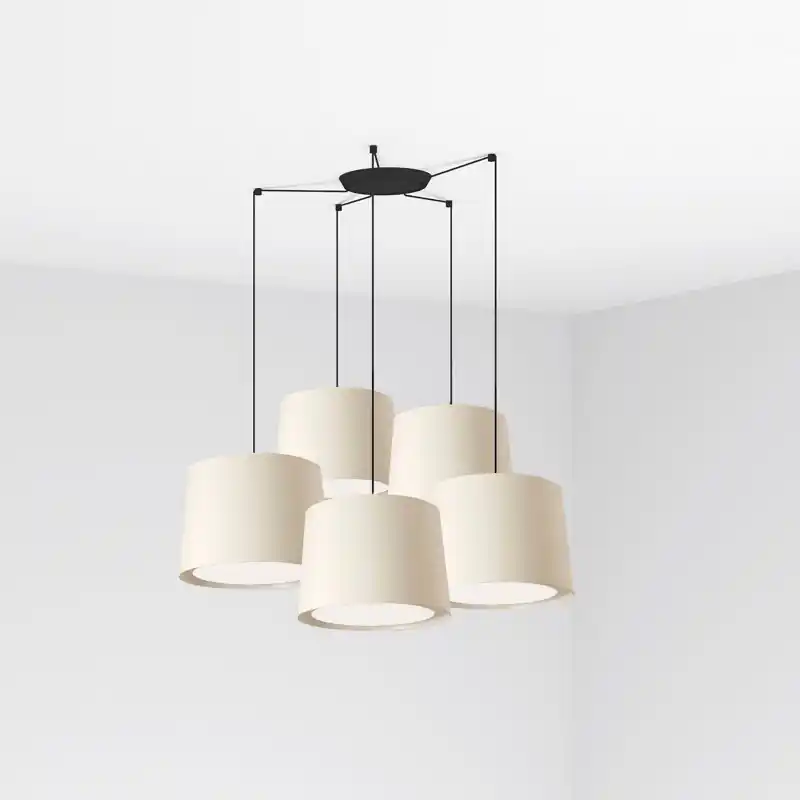 CONGA 5L Lampe suspension blanche