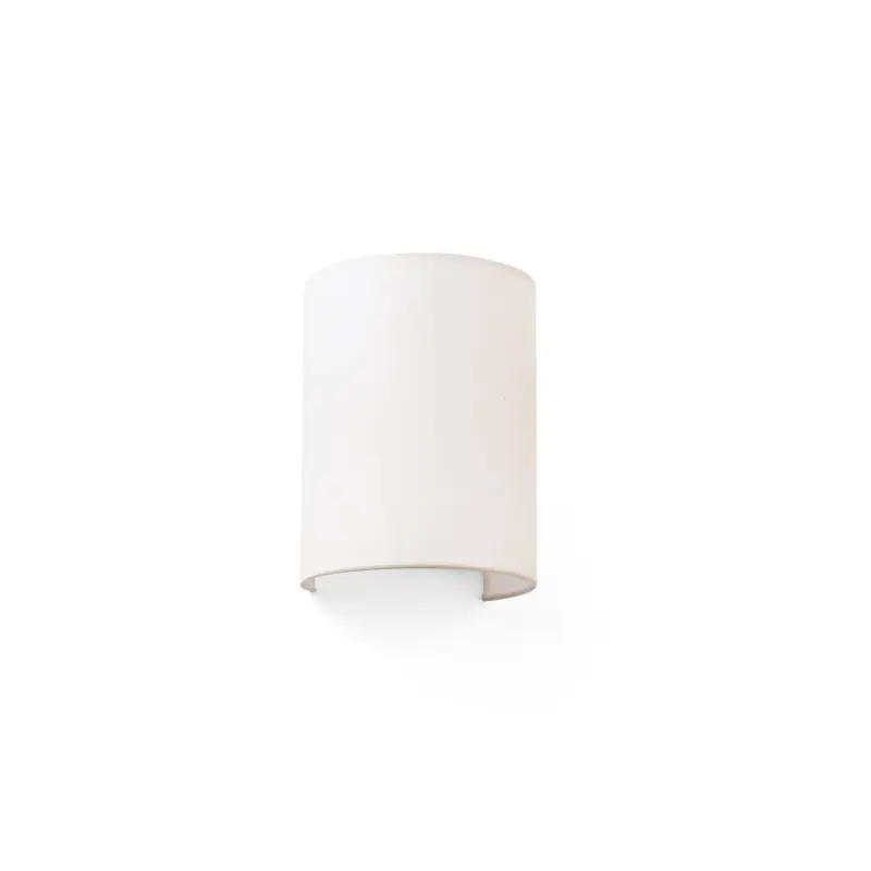 COTTON R Lampe applique beige ronde vertical