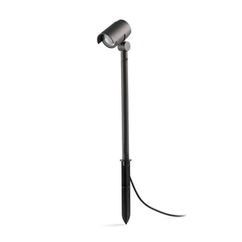 FOC 520 Lampe projecteur avec piquet gris foncé