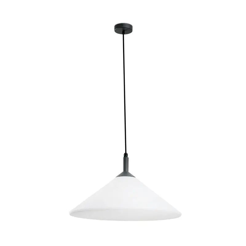 SAIGON OUT R55 Lampe suspension grise/blanche mat