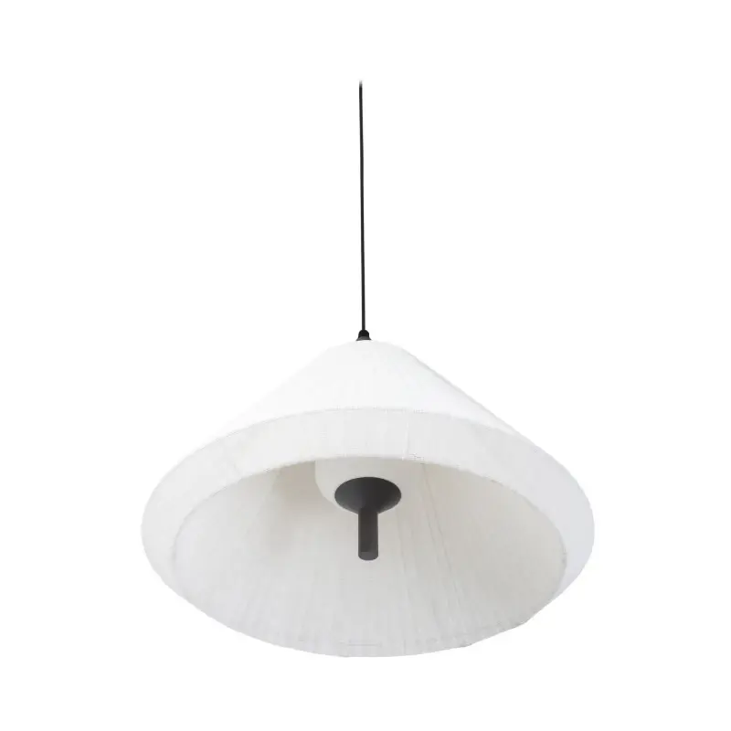 SAIGON OUT Lampe suspension grise/blanche mat T70 cone cap
