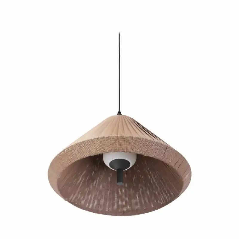 SAIGON OUT Lampe suspension grise/marron T70 cone cap