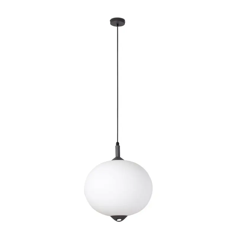 SAIGON OUT R45 Lampe suspension grise/blanche mat hole cap
