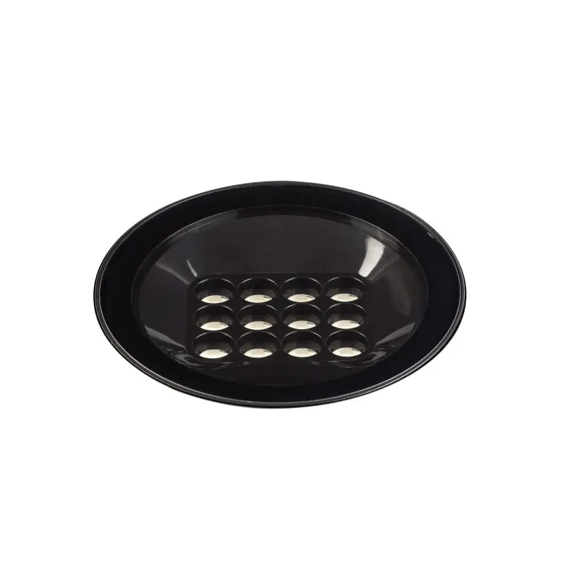 TRAS 12L Lampe encastrable noire 13º