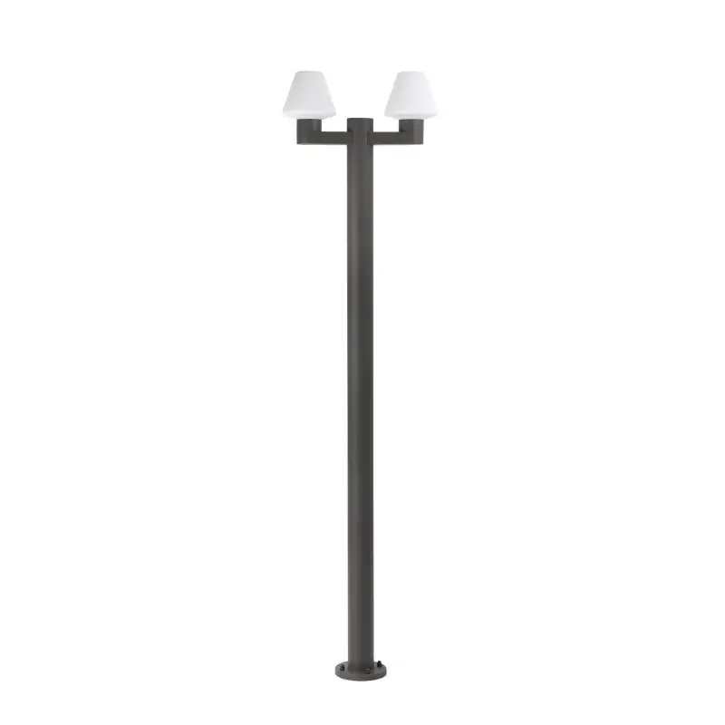 MISTU 2L Lampadaire extérieure gris foncé