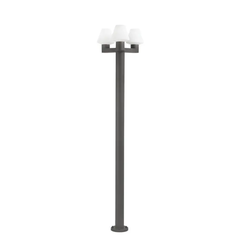 MISTU 3L Lampadaire extérieure gris foncé