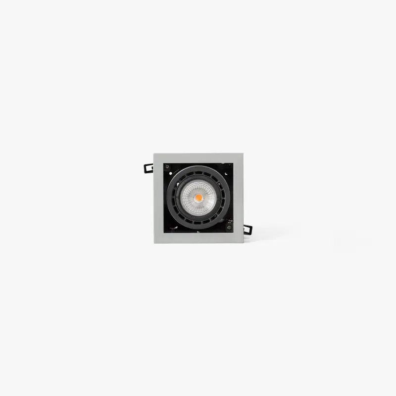 NANO COLIN-1 encastrable gris avec encadrement 7-13W 4000K 20°
