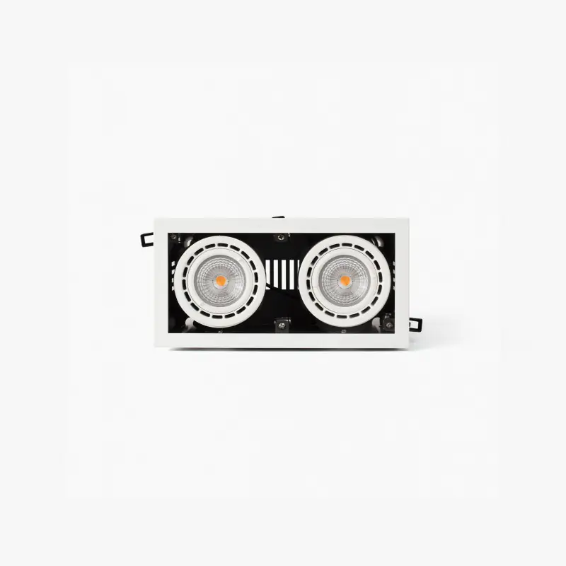 NANO COLIN-2 encastrable blanc avec encadrement 14-26W 3000K 56°