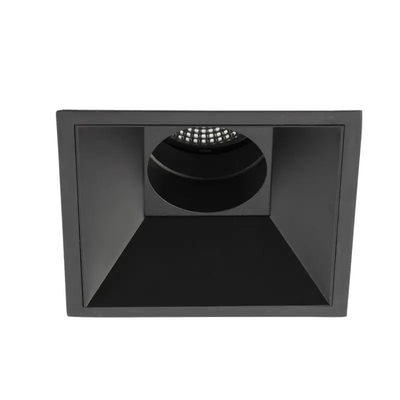 DEEP60 Encastrable carré noir 36° 2700K honeycomb