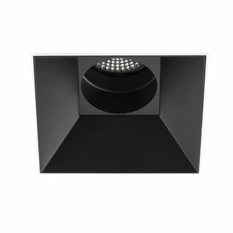 DEEP60 Encastrable carré sens cadre noir 60° 3000K stripy
