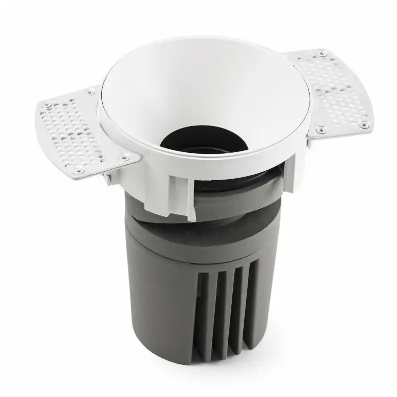 DEEP78 Encastrable rond sens cadre blanc 60° 3000K