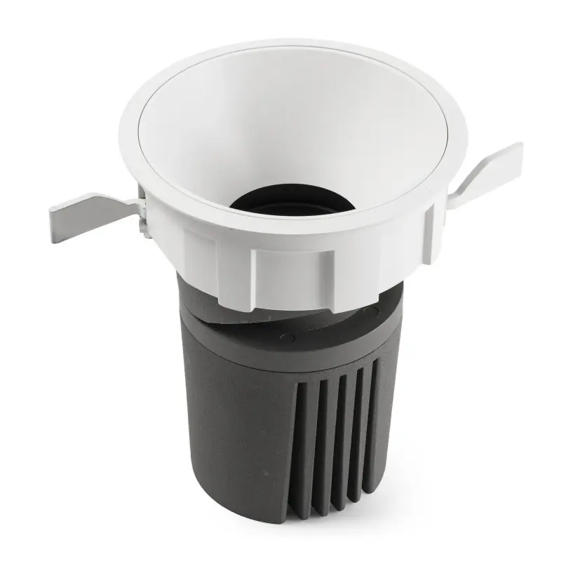 DEEP90 Encastrable rond blanc 36° P. white CRI95 stripy