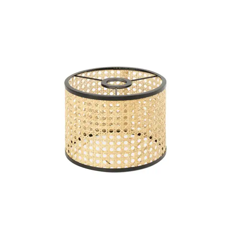 Abat-jour en rotin applique 210 mm