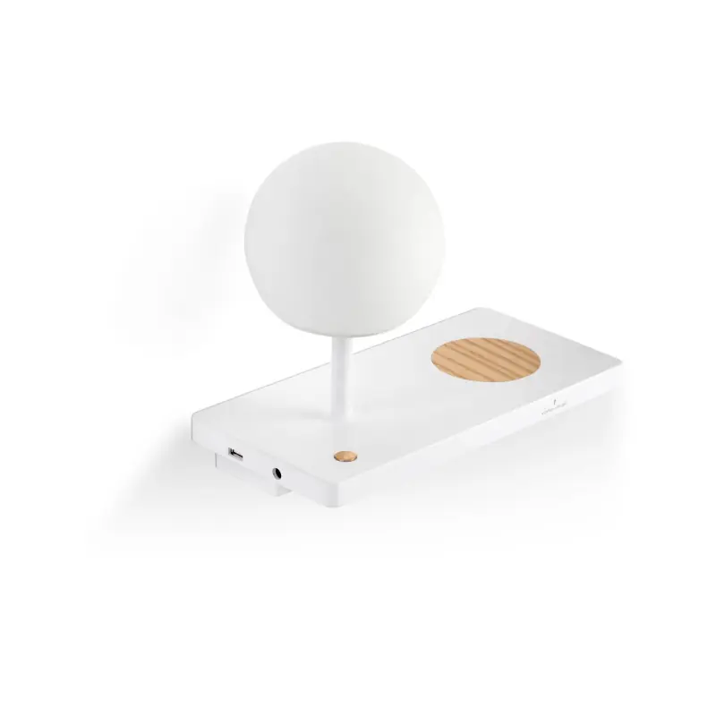 NIKO PC Lampe applique droite blanche diffuseur PC