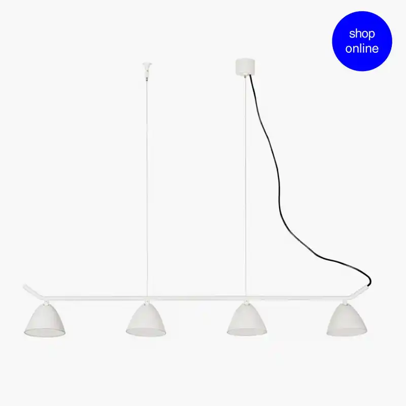 FLASH 4L Lampe suspension blanche