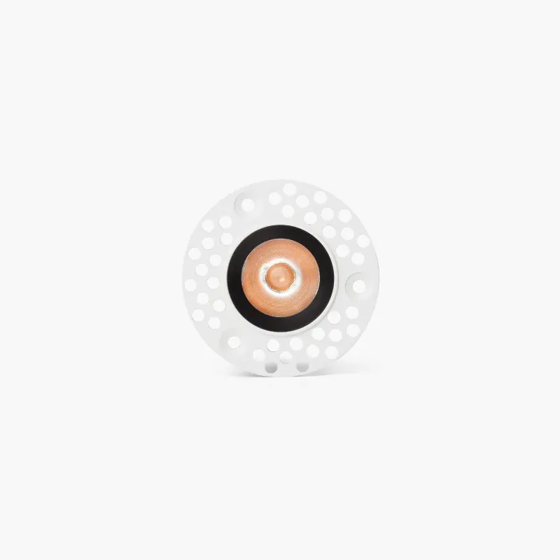 UNO downlight trimless encastrable blanc/noir 8W 24° 3000K CRI90