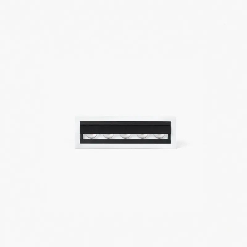 TROOP Lèche-mur encastrable blanc-noir 2700K CRI90