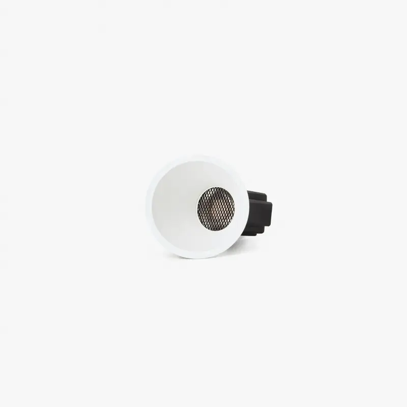 TULIPA downlight encastrable blanc asymétrique 10W 24° 4000K CRI90 triac