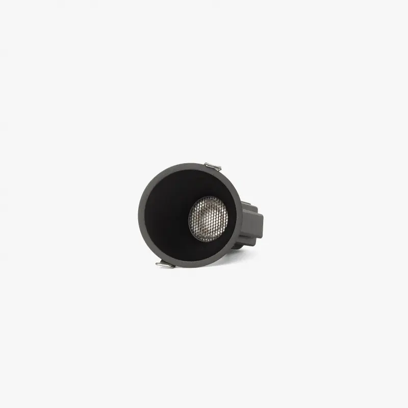 TULIPA downlight encastrable noir asymétrique 10W 15° 4000K CRI90 casambi