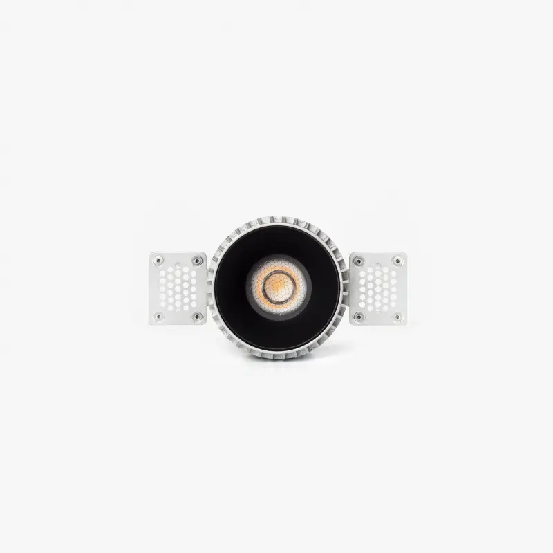 TULIPA downlight trimless encastrable noir 7W 55° 3000K CRI90