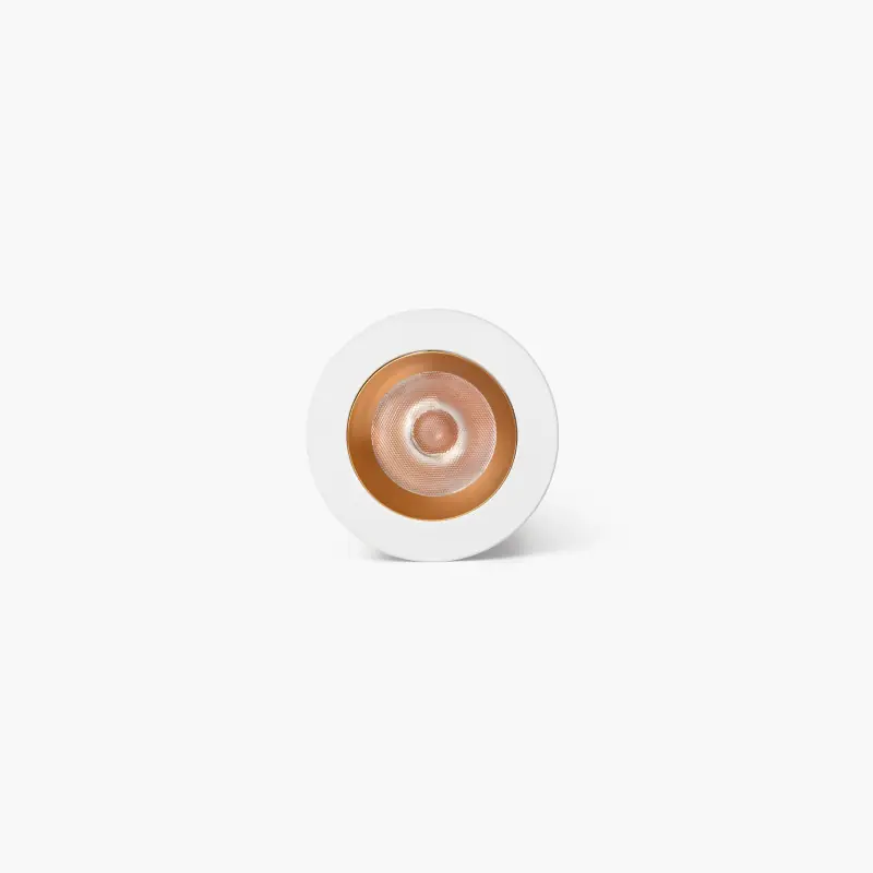 UNO downlight encastrable blanc/or 8W 37° 3000K CRI90 dali