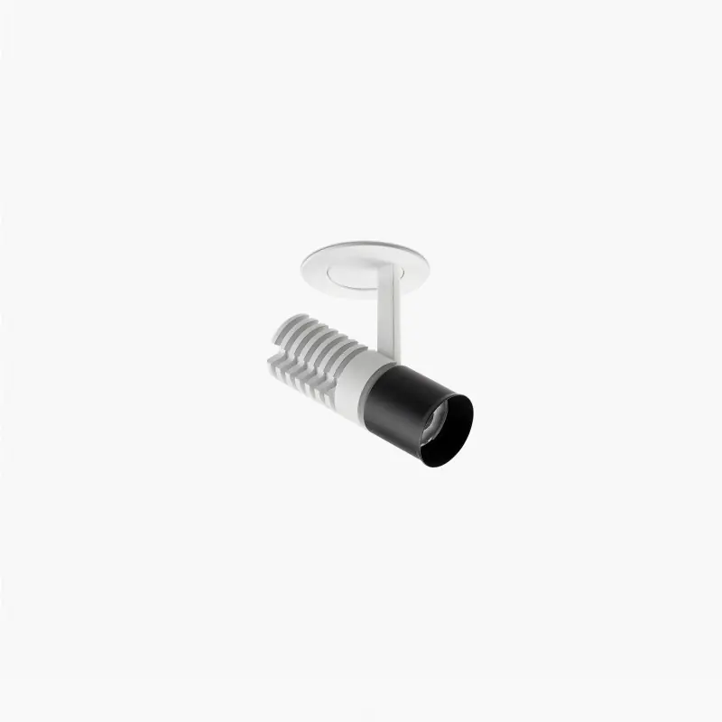 UNO projector pulldown encastrable blanc/noir 8W 37° 2700K CRI90