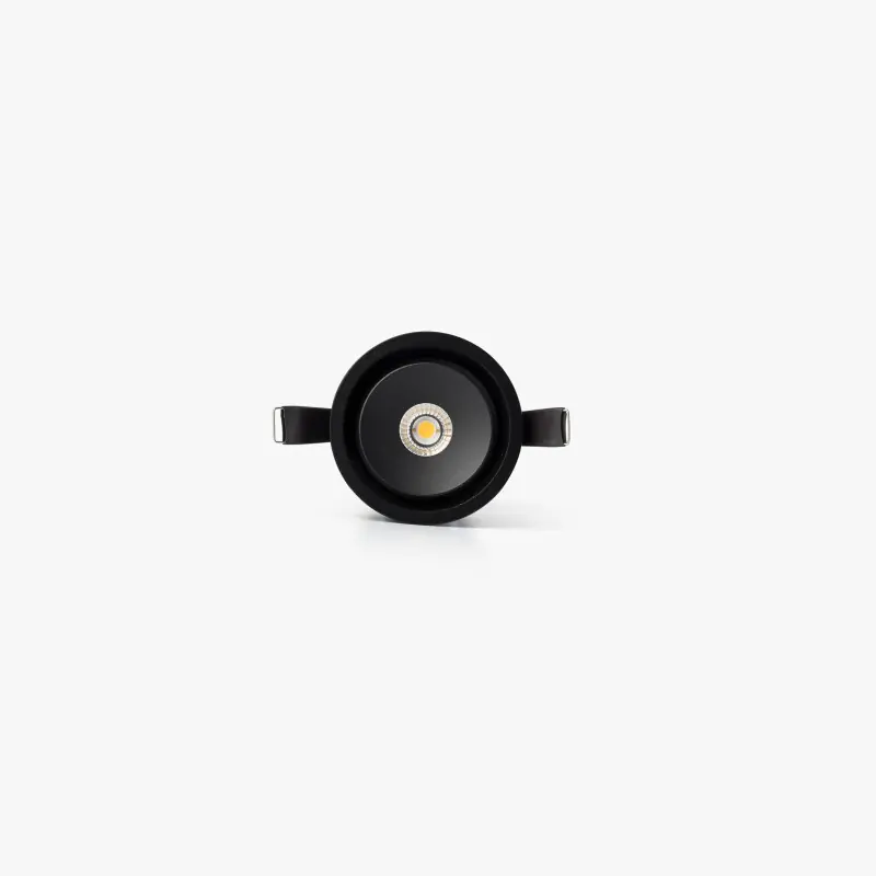 TEIDE downlight encastrable orientable noir 10W 80° 3000K CRI90