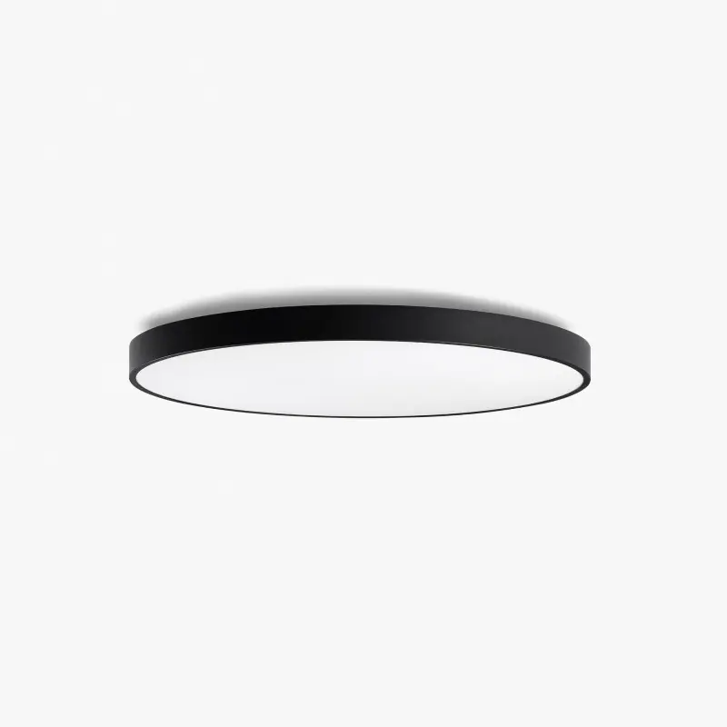 DOMIO surface noir Ø800 78W prismatic 3000K CRI80