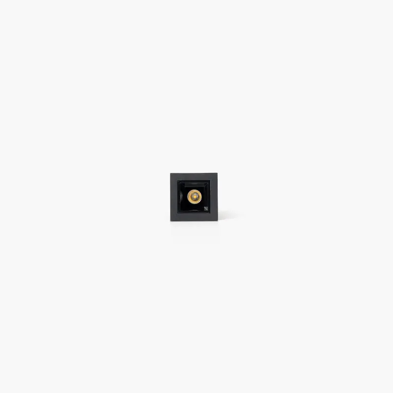 TROOP encastrable 2W noir-noir 15° 3000K CRI90