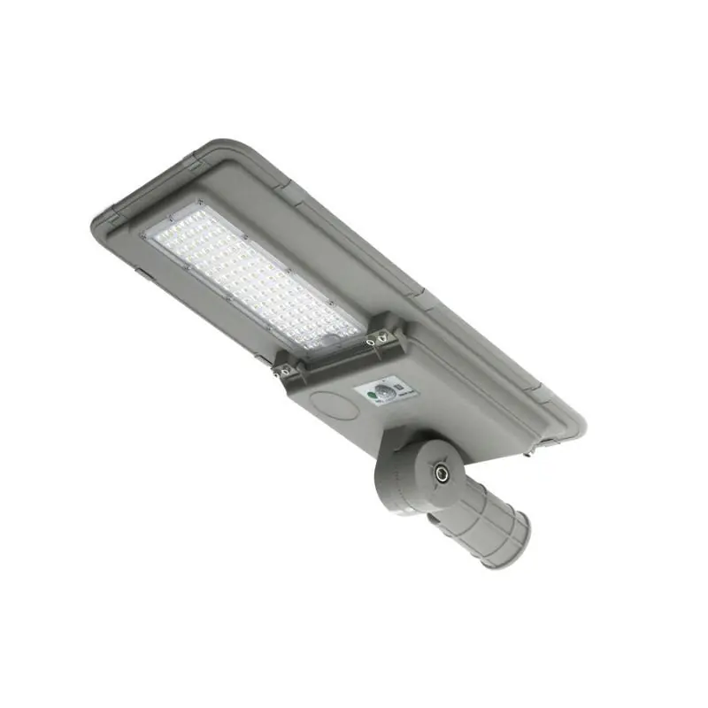 Tête lampadaire solaire candélabre projecteur led 25w-1500 lumens détecteur crépusculaire et mouvement