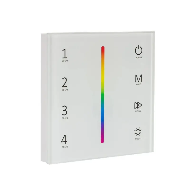 Interrupteur mural contrôleur rgb 12v-24v