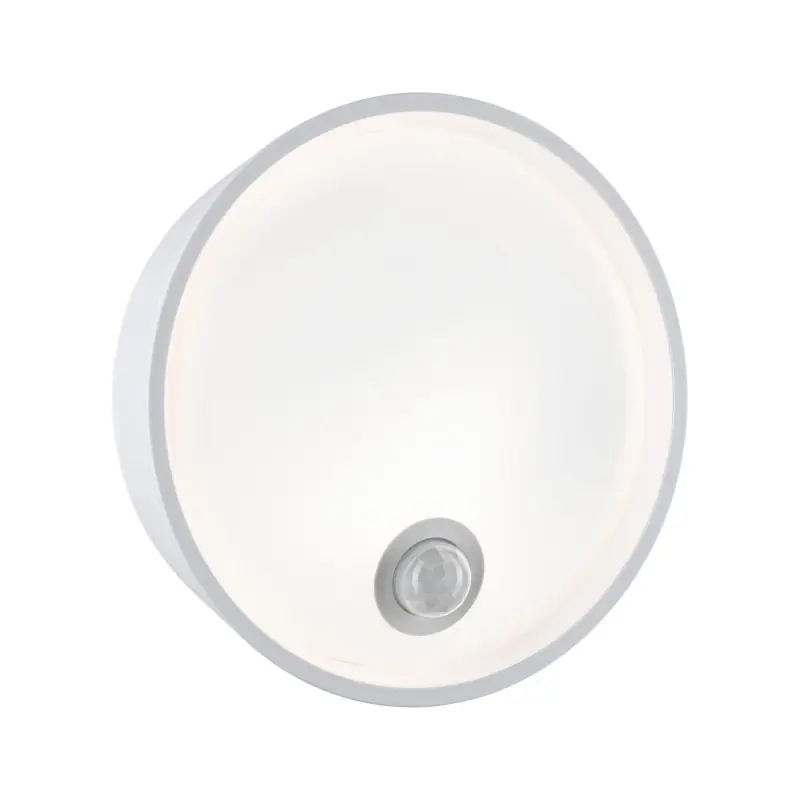 Applique extérieure Platomo Blanc Détecteur de mouvement 230 V IP44 3000 K