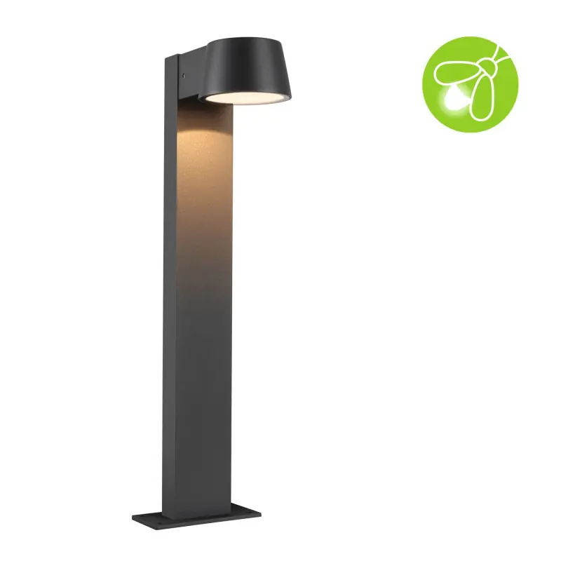 Borne lumineuse extérieur 230 V Capea IP44 2200K Alu anthracite resp. insectes