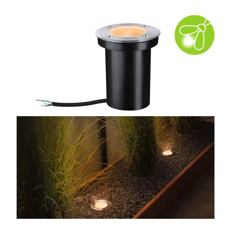 ENC extérieur 230 V Floor 2200 K IP65 rd D105mm Acier inoxydable