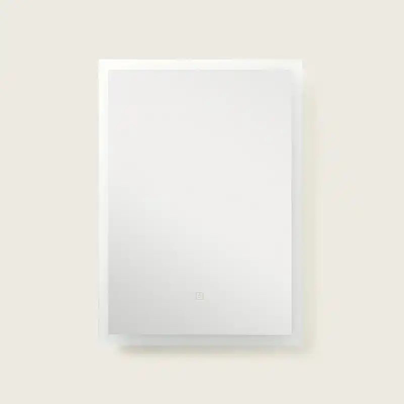 Miroir led salle de bain cct anti buée rectangle 70cm