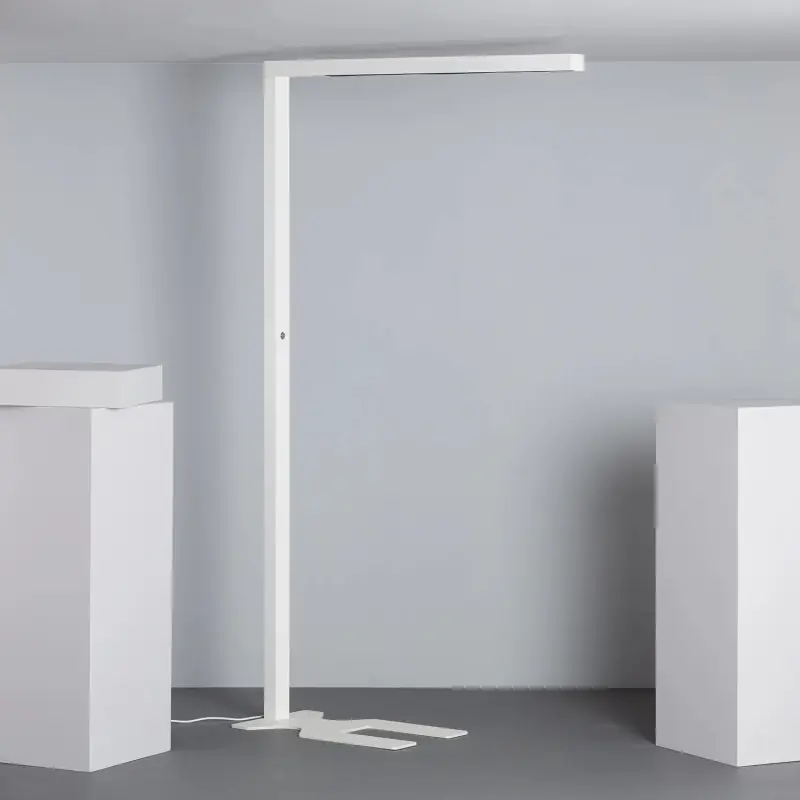 Lampadaire de bureau 80w led professionnel double éclairage a détecteur de mouvement