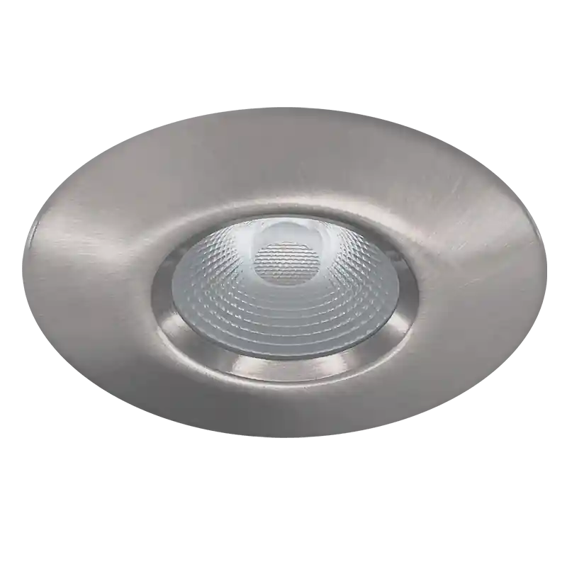 SPOT FOLK R Spot 7W alu brossé fixe 100% recouvrable CTC 2700/3000/4000K - 496 lm