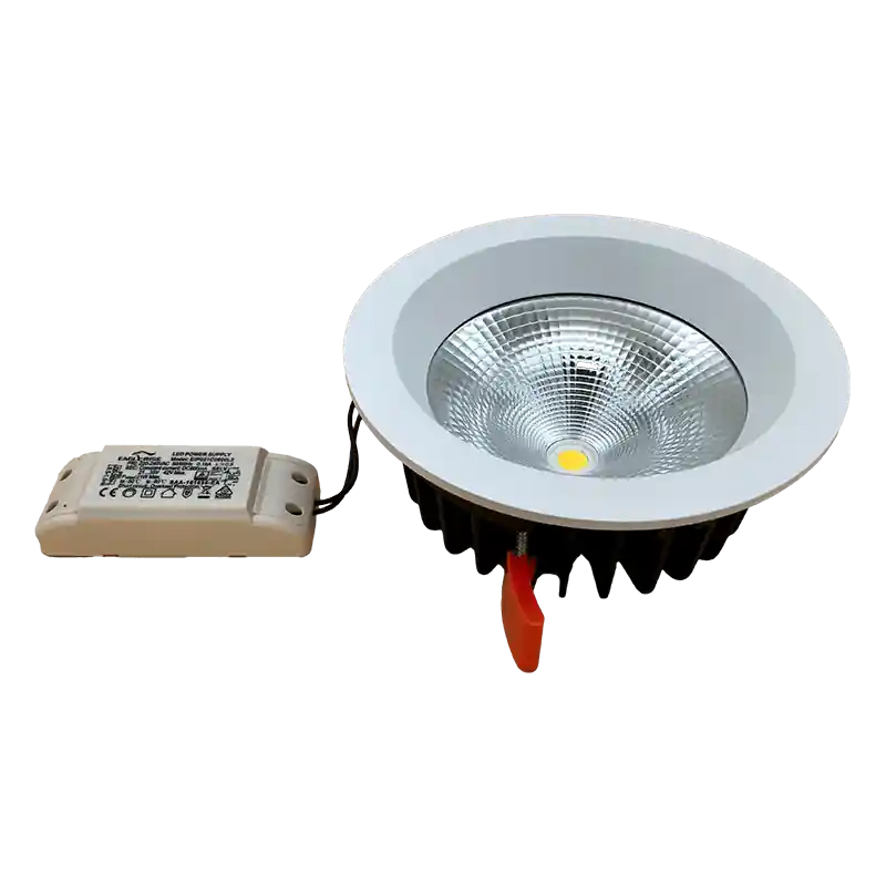 DOWNLIGHT FUSION Downlight 30W encastré blanc IP44 4000K dali
