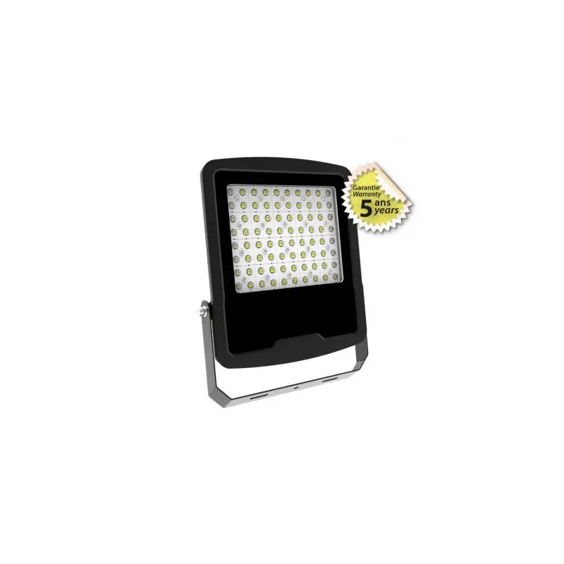 PROJECTEUR LED ASYMÉTRIQUE NOIR 200W 4000K GARANTIE 5 ANS