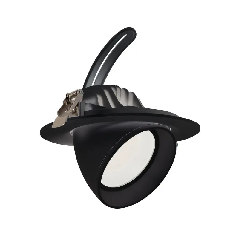 Encastrable led 20w cct Osram orientable escamotable rond noir