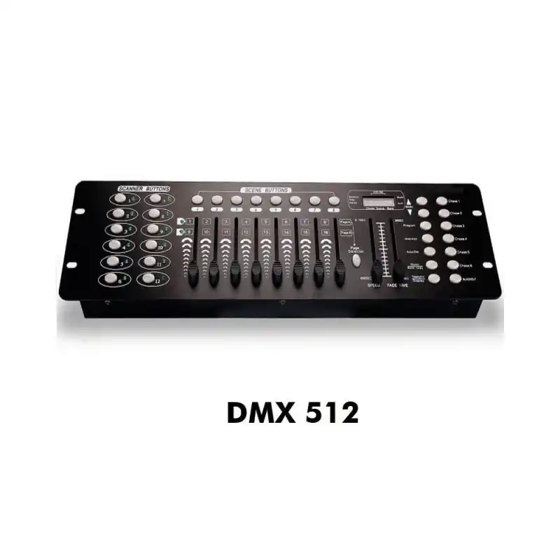 Console contrôleur dmx512 projecteur led scène évènementiel